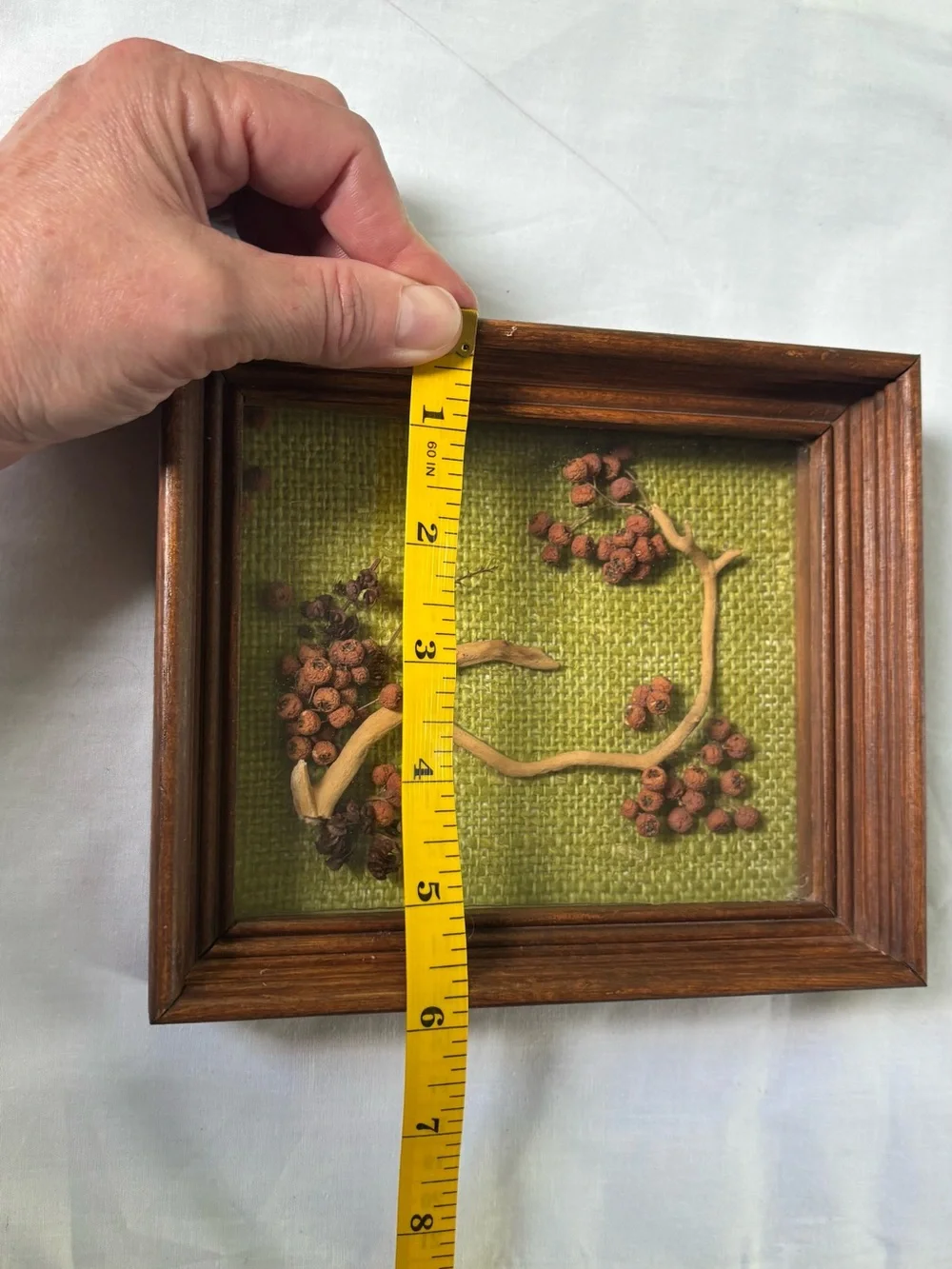 Vintage Wooden 1970’s Shadow Box (keep display or make your own) Folk Art